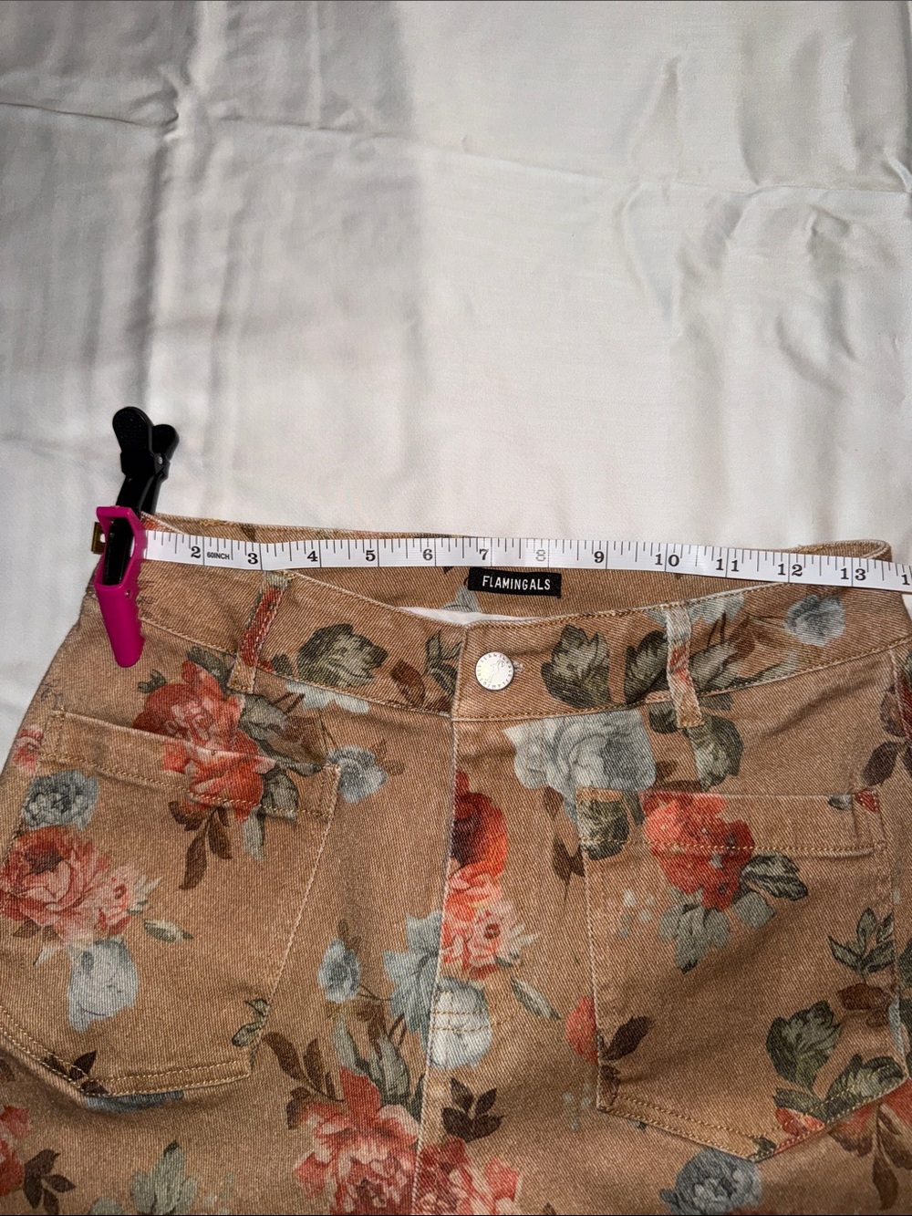 Wide Leg Cottagecore Eclectic Floral Troussers - Picture 3 of 5